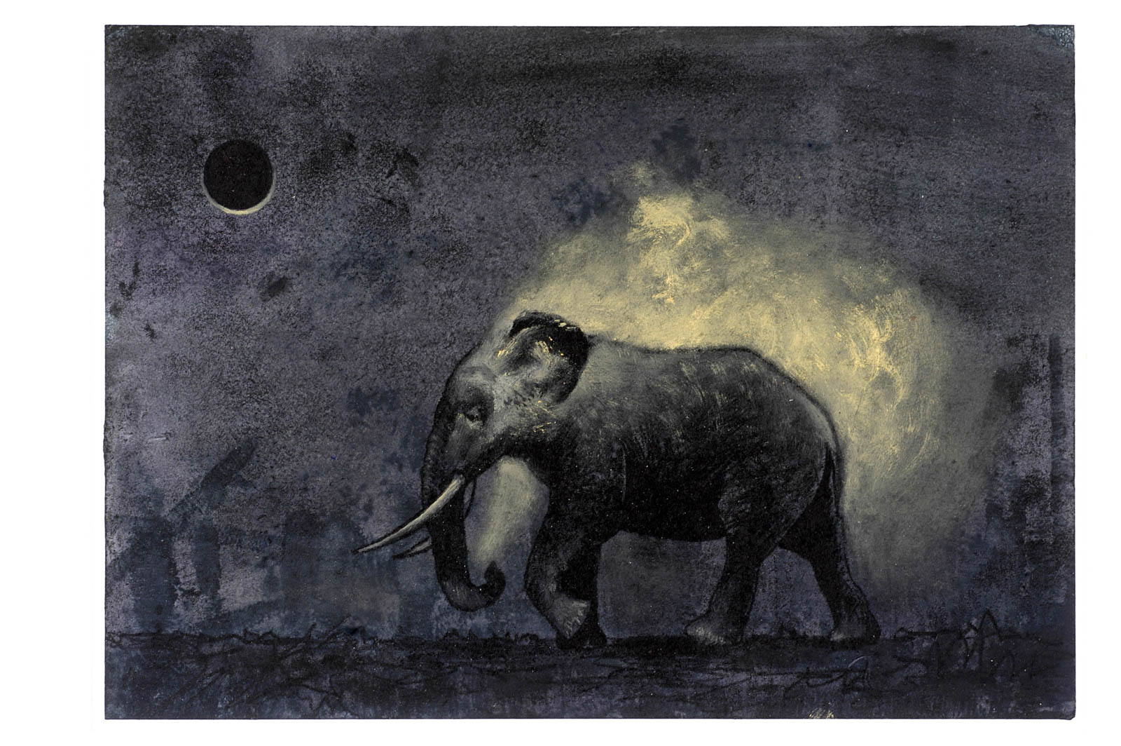 Uwe Hand - Der Elefant parfümiert sich um Mitternacht, 2008